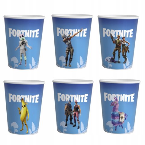 ZESTAW KUBKI + SŁOMKI URODZINOWE - FORTNITE GRY BAJKA PRZYJĘCIE ZESTAW KUBKI + SŁOMKI URODZINOWE - FORTNITE GRY BAJKA PRZYJĘCIE