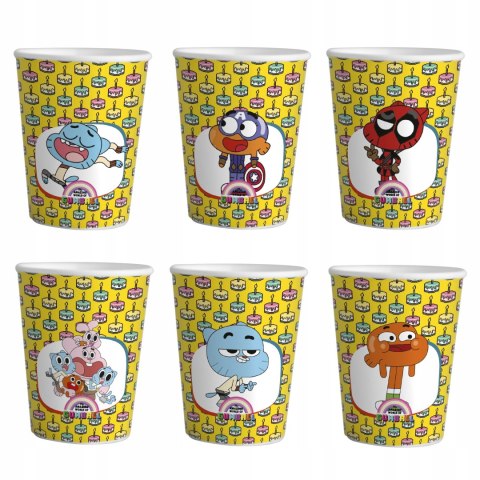 ZESTAW KUBKI + SŁOMKI URODZINOWE - GUMBALL URODZINY PRZYJĘCIE ZESTAW KUBKI + SŁOMKI URODZINOWE - GUMBALL URODZINY PRZYJĘCIE
