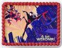 PROSTOKĄTNY OPŁATEK NA TORT A4 20x29CM - SPIDERMAN SPIDER + IMIĘ GRATIS