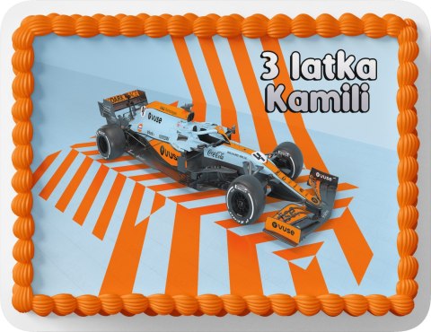 PROSTOKĄTNY OPŁATEK NA TORT A4 20x29CM - F1 FORMUŁA 1 + IMIĘ GRATIS PROSTOKĄTNY OPŁATEK NA TORT A4 20x29CM - F1 FORMUŁA 1 + IMIĘ GRATIS