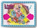 PROSTOKĄTNY OPŁATEK NA TORT A4 20x29CM - GUMBALL WZORY + IMIĘ GRATIS