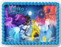 PROSTOKĄTNY OPŁATEK NA TORT A4 20x29CM - NARUTO ANIME + IMIĘ GRATIS