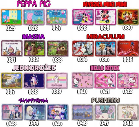 PROSTOKĄTNY OPŁATEK NA TORT A4 20x29CM - JEDNOROŻEC UNICORN + IMIĘ GRATIS PROSTOKĄTNY OPŁATEK NA TORT A4 20x29CM - JEDNOROŻEC UNICORN + IMIĘ GRATIS