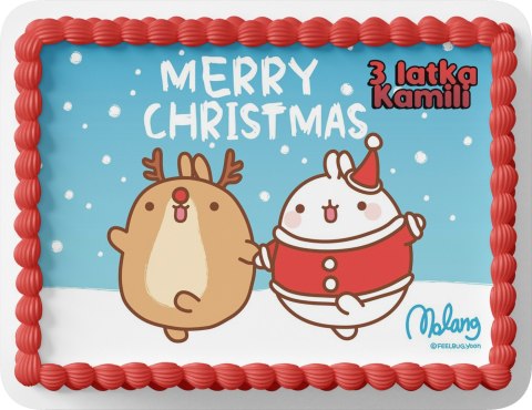 PROSTOKĄTNY OPŁATEK NA TORT A4 20x29CM - MOLANG BAJKA + IMIĘ GRATIS PROSTOKĄTNY OPŁATEK NA TORT A4 20x29CM - MOLANG BAJKA + IMIĘ GRATIS