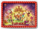 PROSTOKĄTNY OPŁATEK NA TORT A4 20x29CM - BRAWLL STARSS + IMIĘ GRATIS