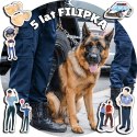 OPŁATEK NA TORT 30CM - POLICJA POLICJANT + IMIĘ + GRATIS! 24CM 26CM