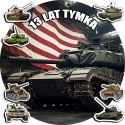 OPŁATEK NA TORT 30CM - WOJSKO CZOŁG TANK + IMIĘ + GRATIS! 24CM 26CM