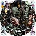 OPŁATEK NA TORT 30CM - ZOMBIE ZOMBI + IMIĘ + GRATIS! 24CM 26CM