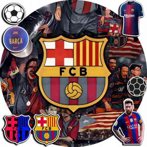 OPŁATEK NA TORT 30CM - PIŁKA NOŻNA FC BARCELONA + IMIĘ + GRATIS! 24CM 26CM OPŁATEK NA TORT 30CM - PIŁKA NOŻNA FC BARCELONA + IMIĘ + GRATIS! 24CM 26CM