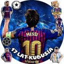 OPŁATEK NA TORT 30CM - PIŁKA NOŻNA MESSI + IMIĘ + GRATIS! 24CM 26CM