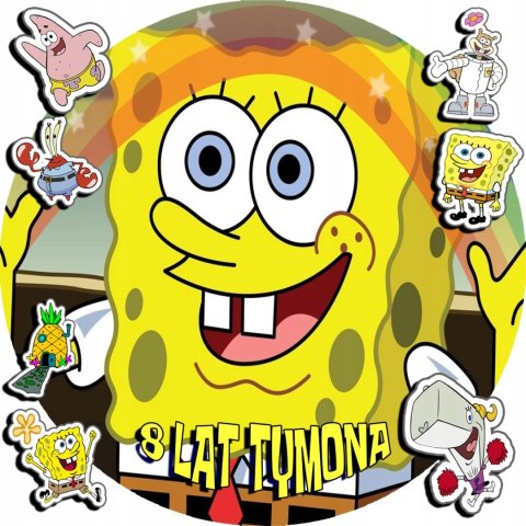 OPŁATEK NA TORT 30CM - SPONGEBOB BAJKA + IMIĘ + GRATIS! 24CM 26CM OPŁATEK NA TORT 30CM - SPONGEBOB BAJKA + IMIĘ + GRATIS! 24CM 26CM