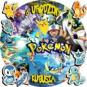 OPŁATEK NA TORT 30CM - POKEMON BAJKA + IMIĘ + GRATIS! 24CM 26CM