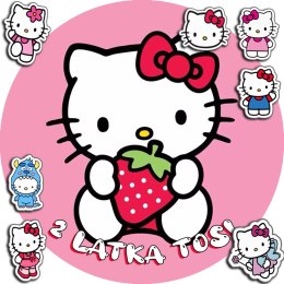 OPŁATEK NA TORT 30CM - KOTEK KOTKI HELLO KITTTY + IMIĘ + GRATIS! 24CM 26CM