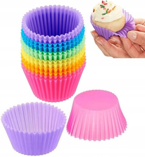 FOREMKI SILIKONOWE BABECZKI MUFFINY ZESTAW 5 SZT FOREMKI SILIKONOWE BABECZKI MUFFINY ZESTAW 5 SZT