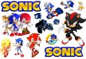 TATUAŻE ZMYWALNE DLA DZIECI SONIC DUŻO WZORÓW