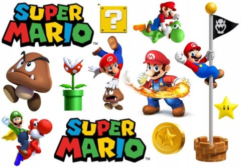 TATUAŻE ZMYWALNE DLA DZIECI SUPER MARIO DUŻO WZORÓW TATUAŻE ZMYWALNE DLA DZIECI SUPER MARIO DUŻO WZORÓW
