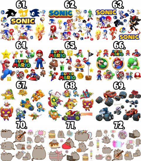 TATUAŻE ZMYWALNE DLA DZIECI SUPER MARIO DUŻO WZORÓW TATUAŻE ZMYWALNE DLA DZIECI SUPER MARIO DUŻO WZORÓW
