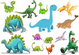 TATUAŻE ZMYWALNE DLA DZIECI Dinozaury DINO