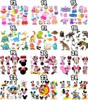 TATUAŻE ZMYWALNE DLA DZIECI Myszka Minnie