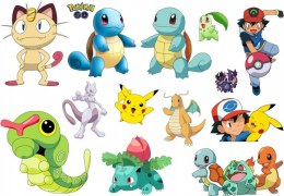TATUAŻE ZMYWALNE DLA DZIECI POKEMON DUŻO WZORÓW