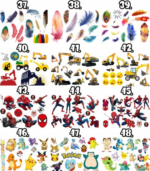 TATUAŻE ZMYWALNE DLA DZIECI POKEMON DUŻO WZORÓW TATUAŻE ZMYWALNE DLA DZIECI POKEMON DUŻO WZORÓW