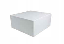 PUDEŁKO NA TORT BIAŁE 28x28x13cm bez okna